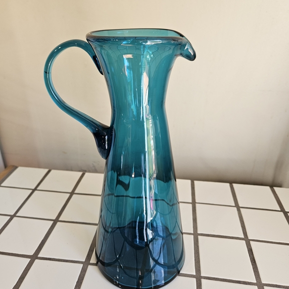 Blenko Glass Pitcher - Picture 4 of 16